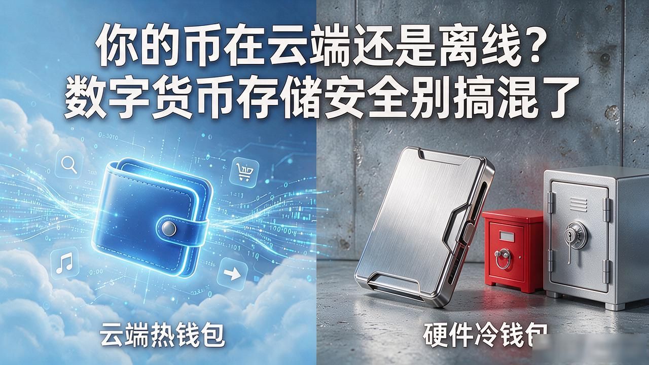 你的币在云端还是离线？数字货币存储安全别搞混了