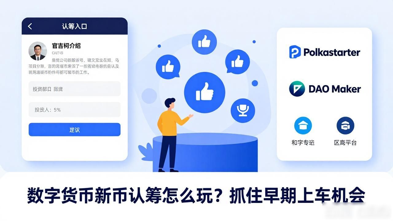 数字货币新币认筹怎么玩？抓住早期上车机会
