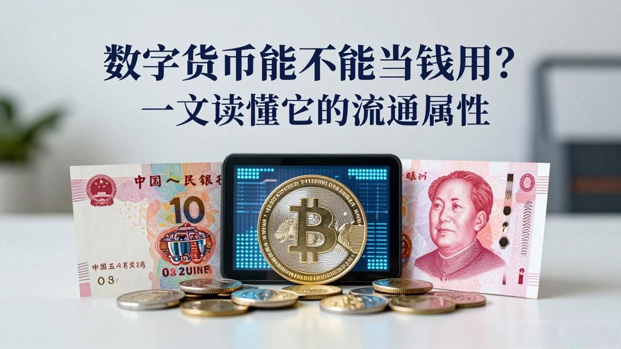 数字货币能不能当钱用？一文读懂它的流通属性