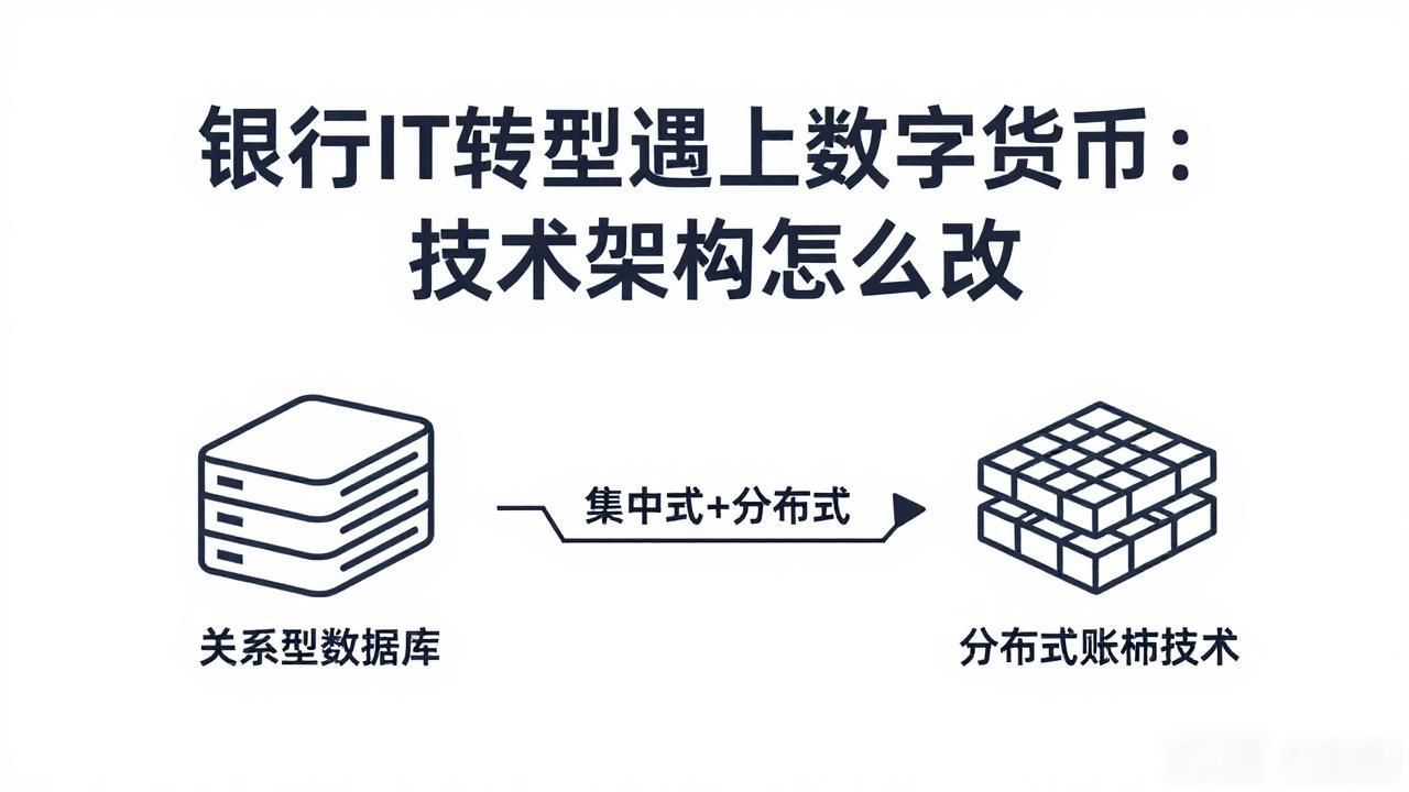 银行IT转型遇上数字货币：技术架构怎么改