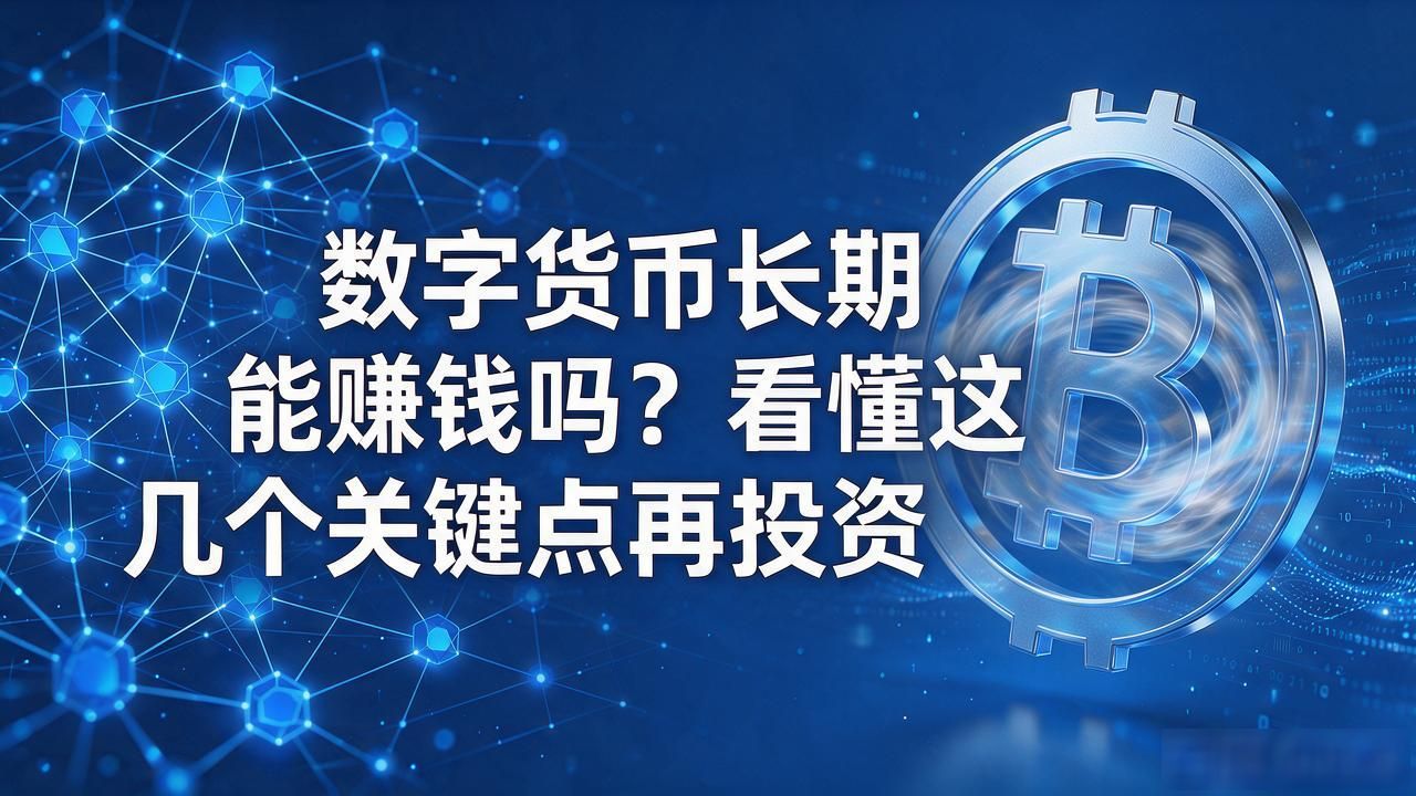 数字货币长期能赚钱吗？看懂这几个关键点再投资