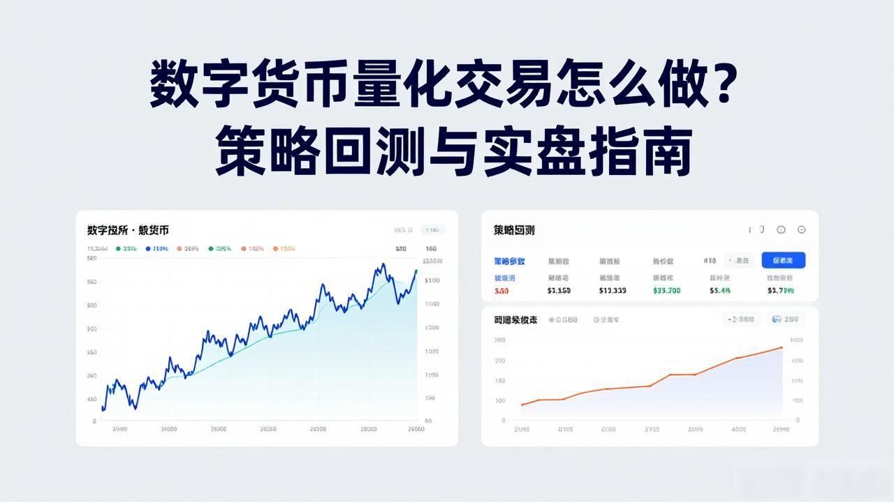 数字货币量化交易怎么做？策略回测与实盘指南