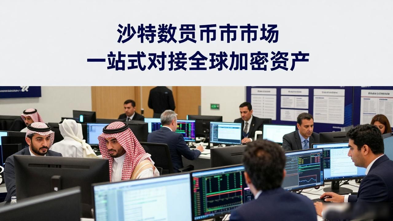 沙特数字货币批发市场 一站式对接全球加密资产