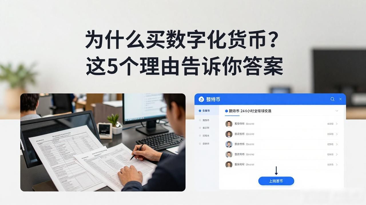 为什么买数字化货币？这5个理由告诉你答案