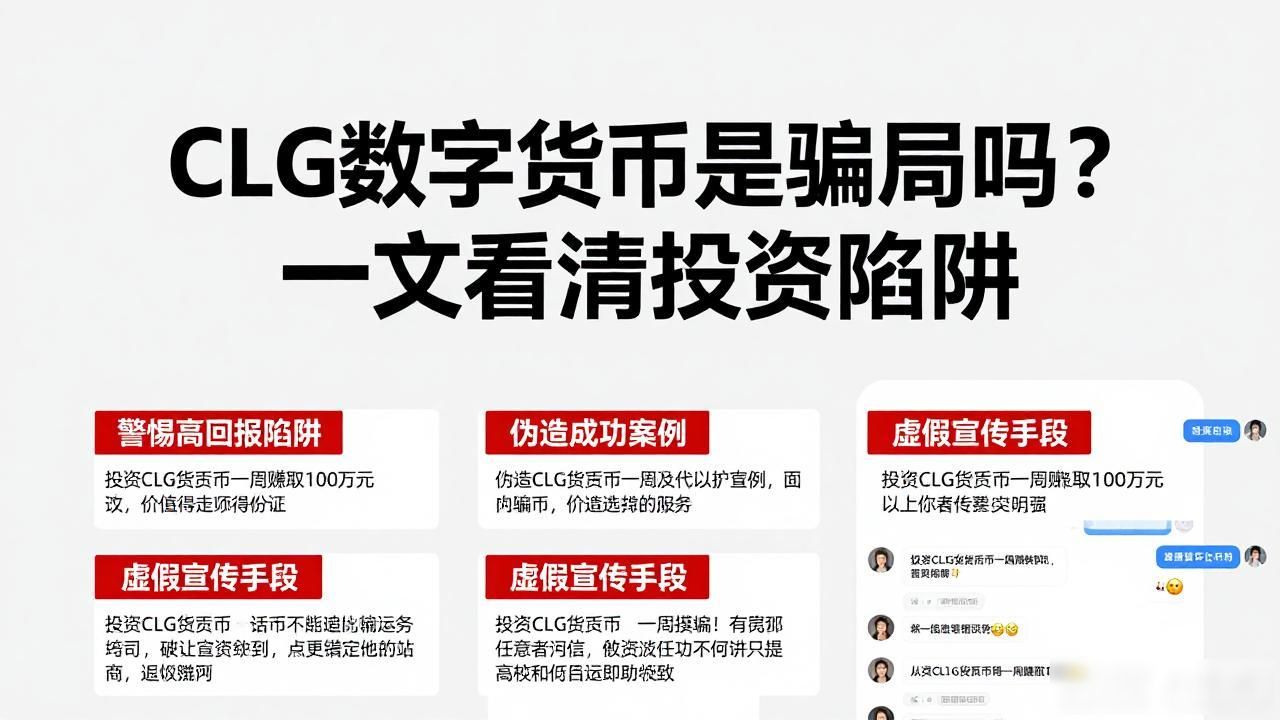 CLG数字货币是骗局吗？一文看清投资陷阱