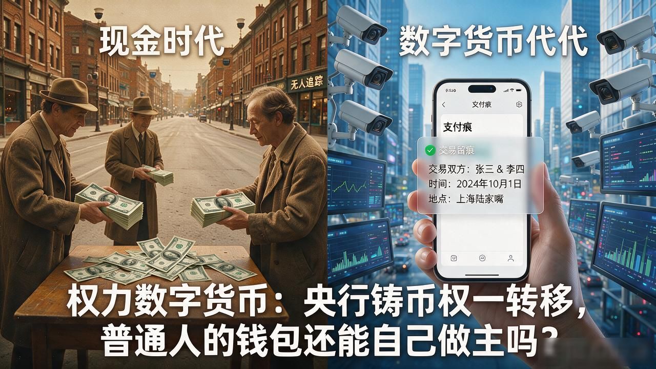 权力数字货币：央行铸币权一转移，普通人的钱包还能自己做主吗