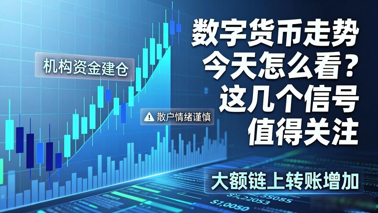 数字货币走势今天怎么看？这几个信号值得关注