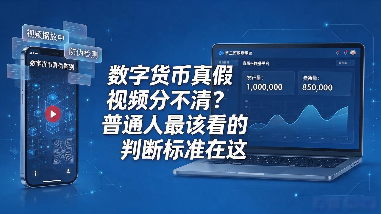 数字货币真假视频分不清？普通人最该看的判断标准在这
