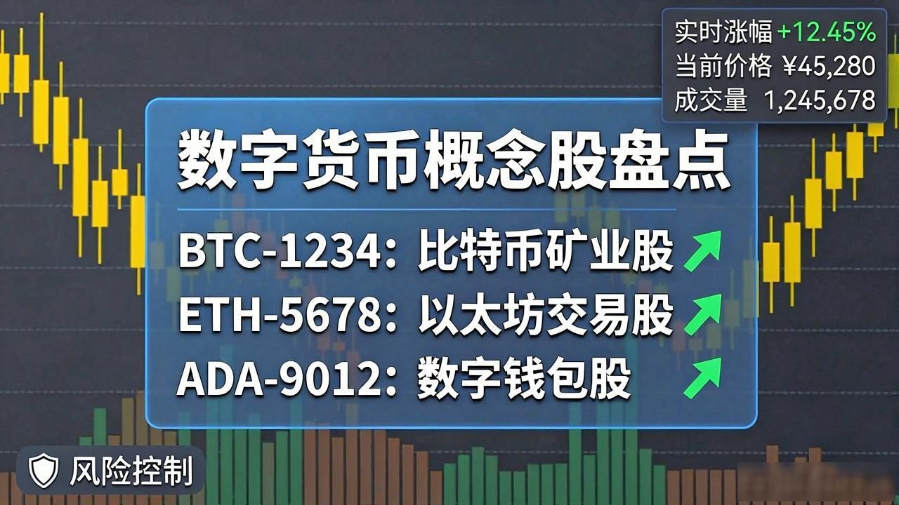 数字货币概念股盘点 这几个板块最值得跟踪