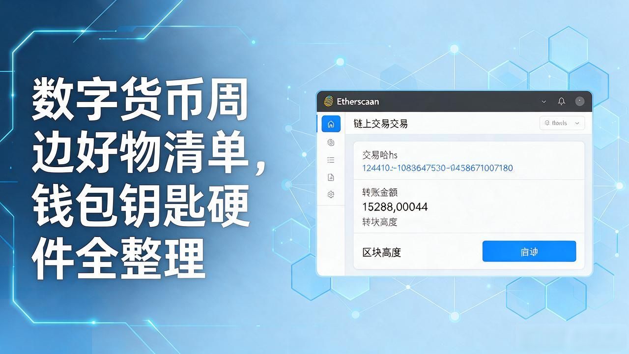 数字货币周边好物清单，钱包钥匙硬件全整理