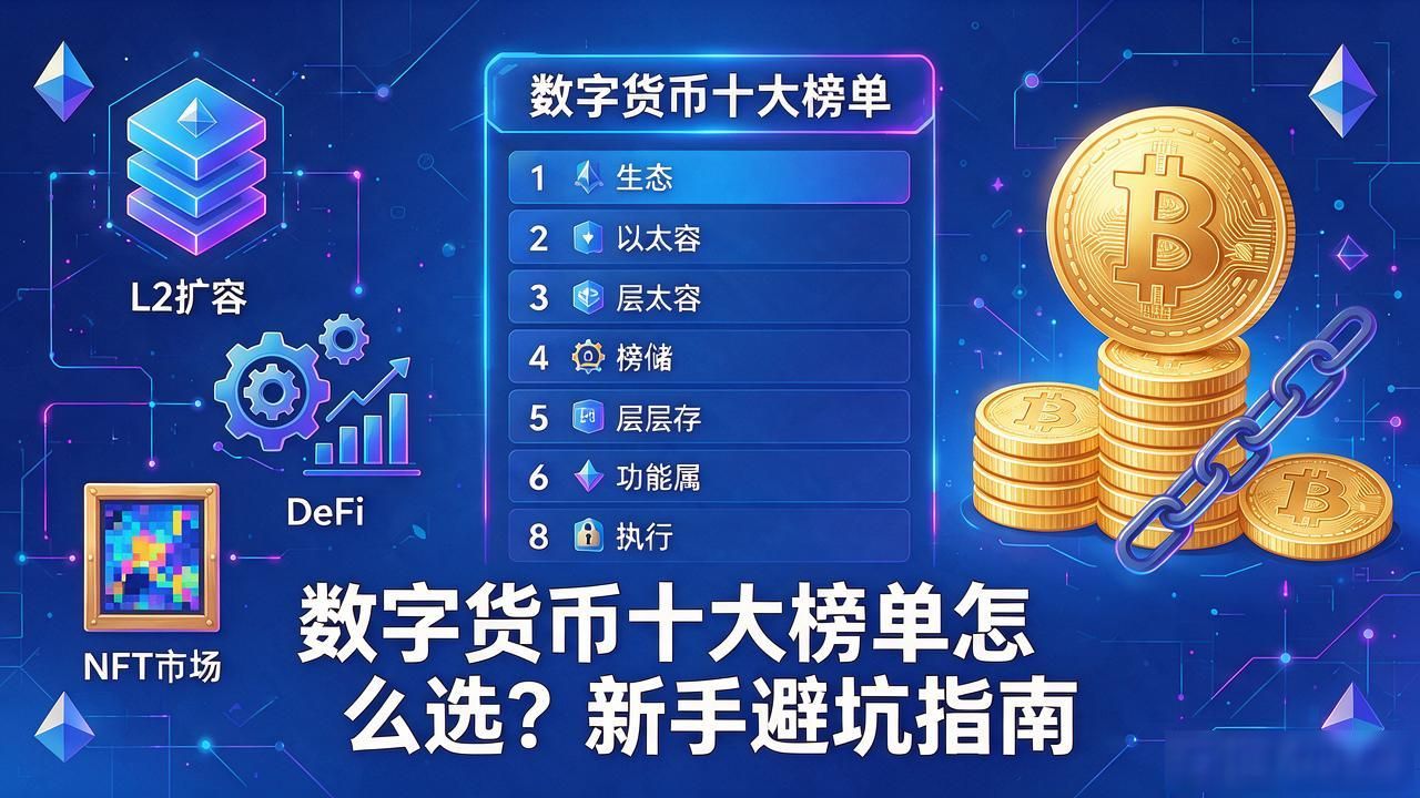 数字货币十大榜单怎么选？新手避坑指南