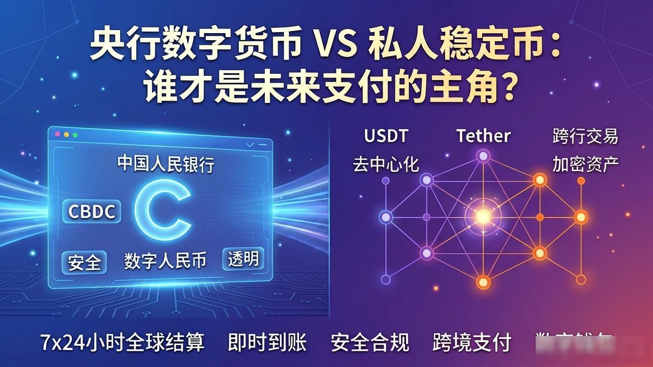 央行数字货币VS私人稳定币：谁才是未来支付的主角？