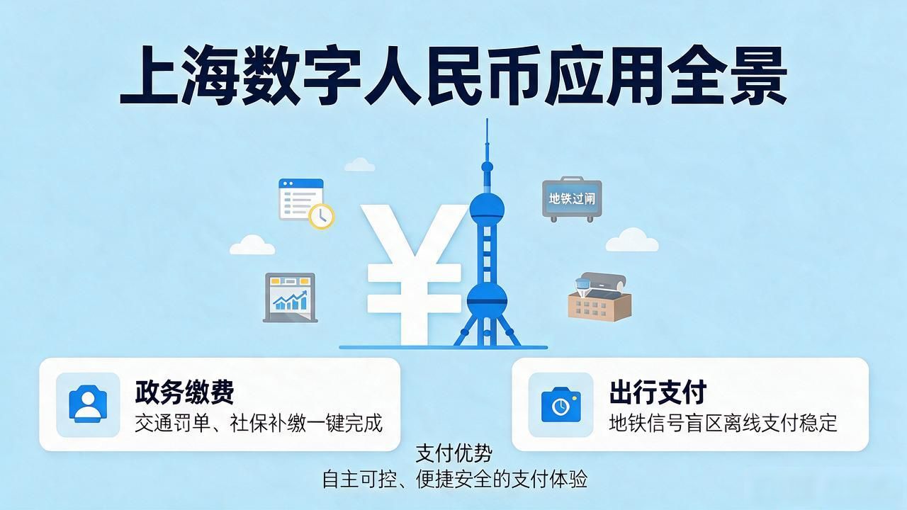 上海数字人民币应用全景图