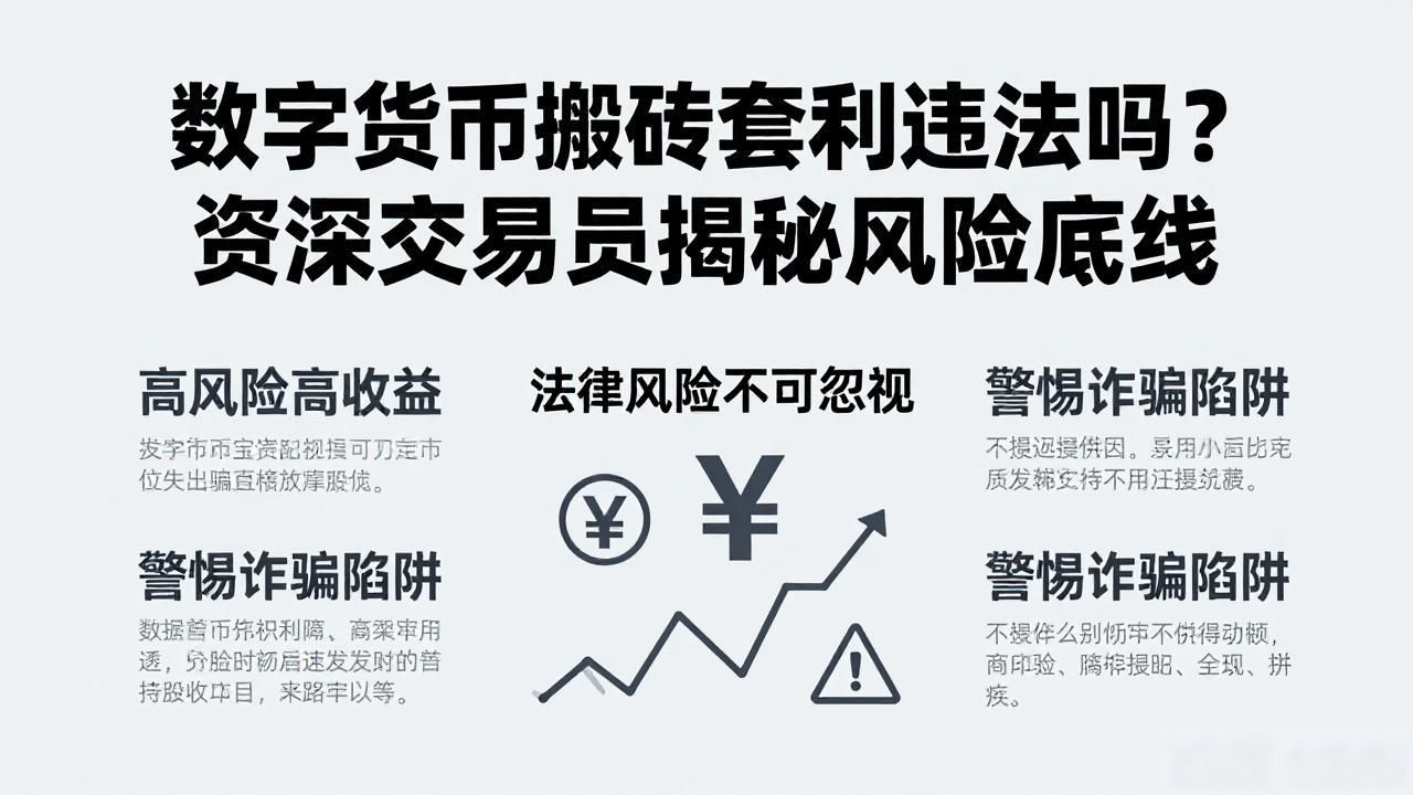 数字货币搬砖套利违法吗？资深交易员揭秘风险底线