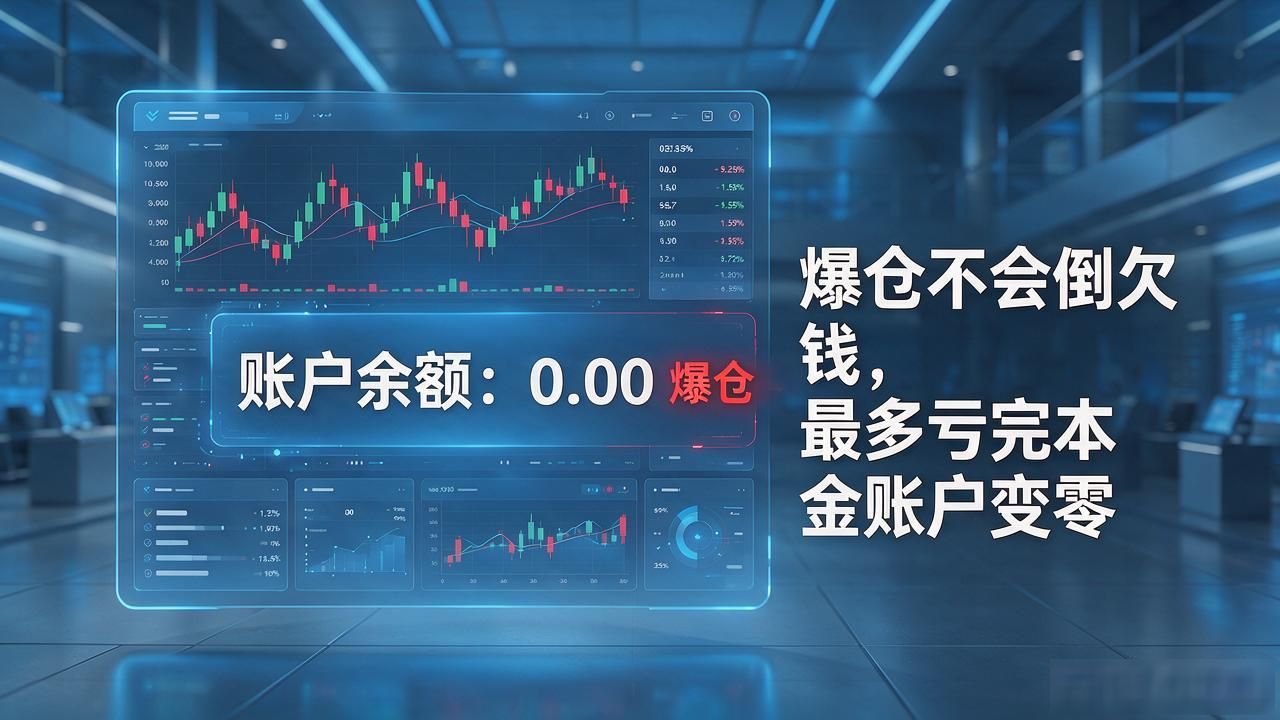 数字货币爆仓亏损多少，最多亏掉全部本金还是会倒欠一屁股债