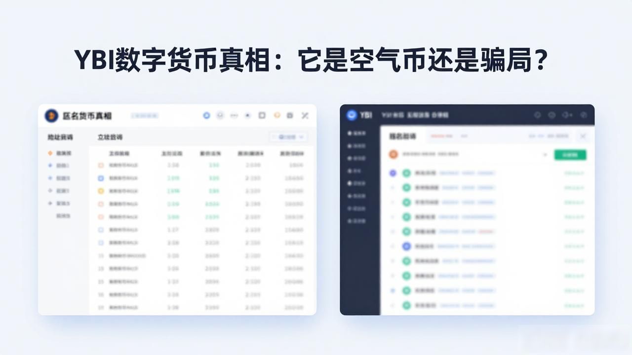 YBI数字货币真相：它是空气币还是骗局？
