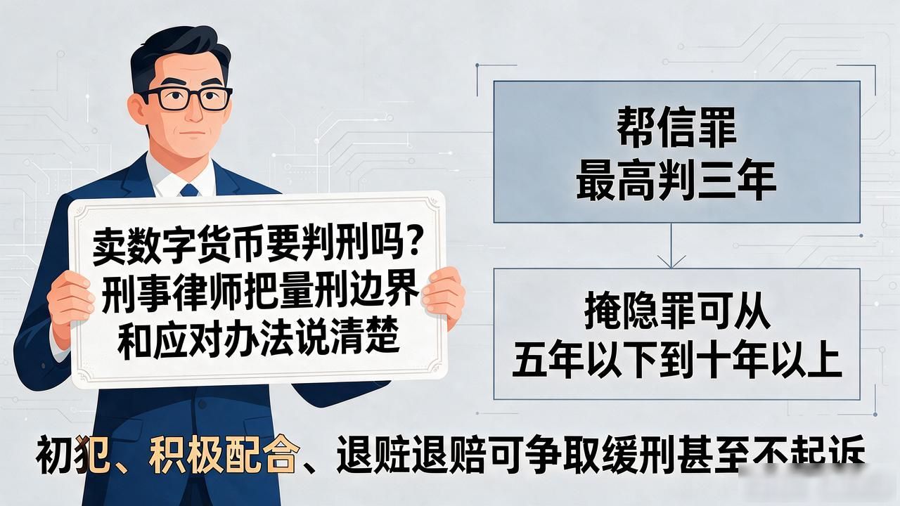 卖数字货币要判刑吗_卖数字货币是否判刑_虚拟货币交易法律风险