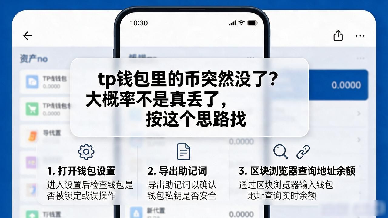 TP钱包多链代币显示异常解决_TP钱包币突然不见排查方法_tp钱包数字货币丢了怎么办