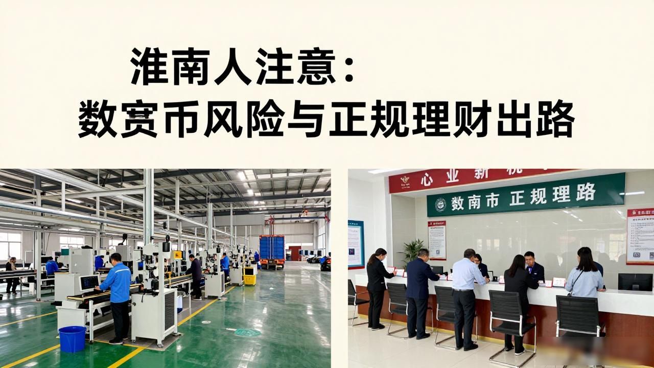 淮南人注意：数字货币风险与正规理财出路
