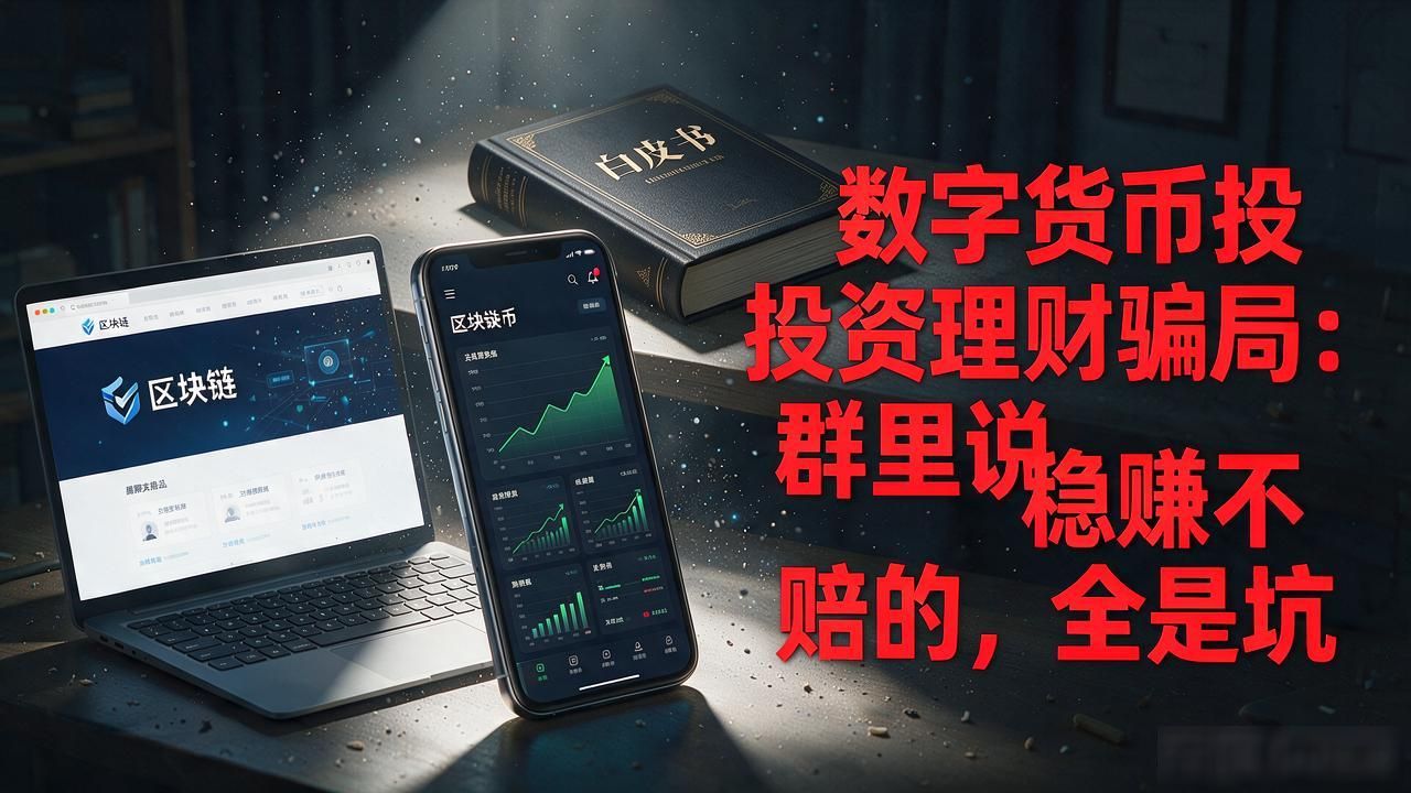 数字货币投资理财骗局：群里说稳赚不赔的，全是坑
