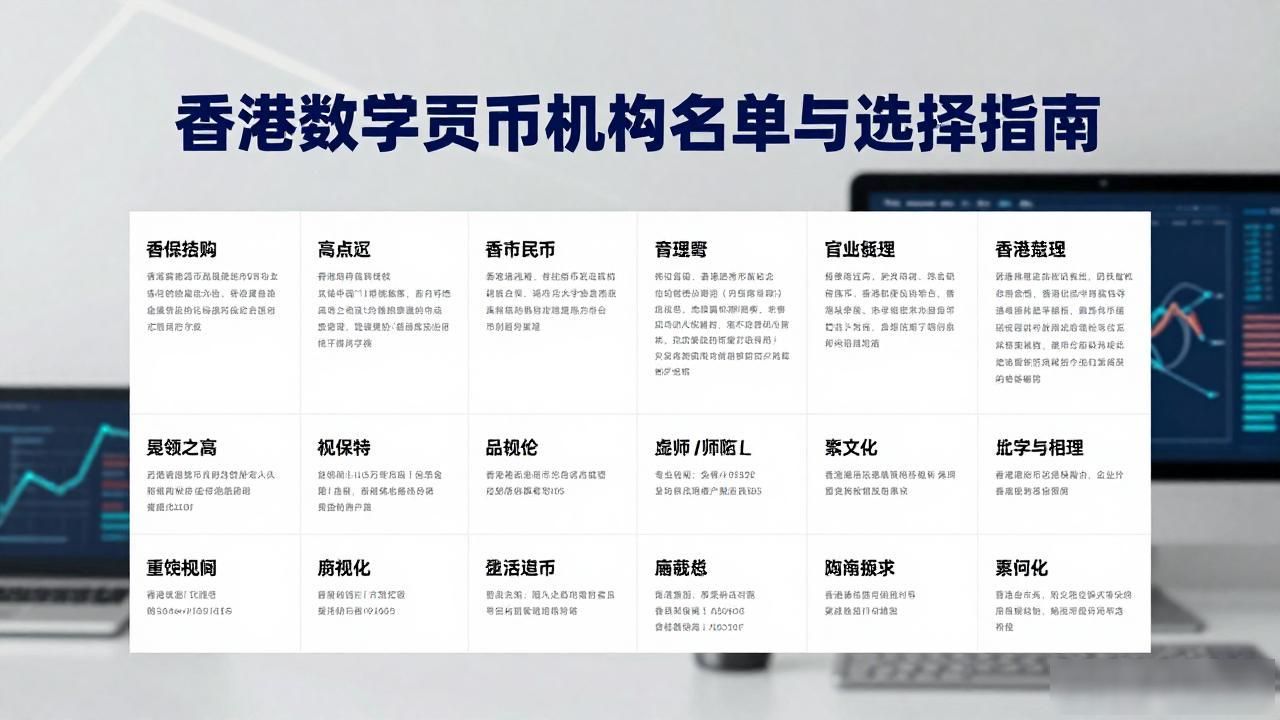 香港数字货币机构名单与选择指南