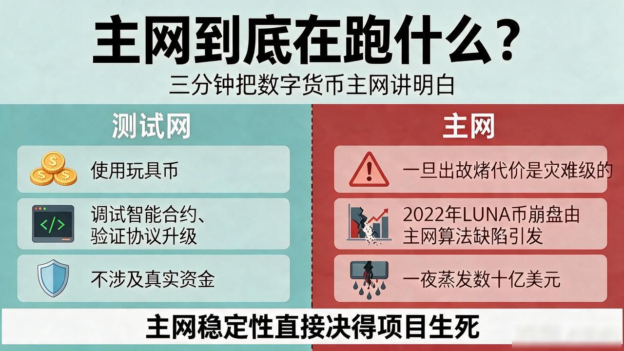 主网到底在跑什么？三分钟把数字货币主网讲明白