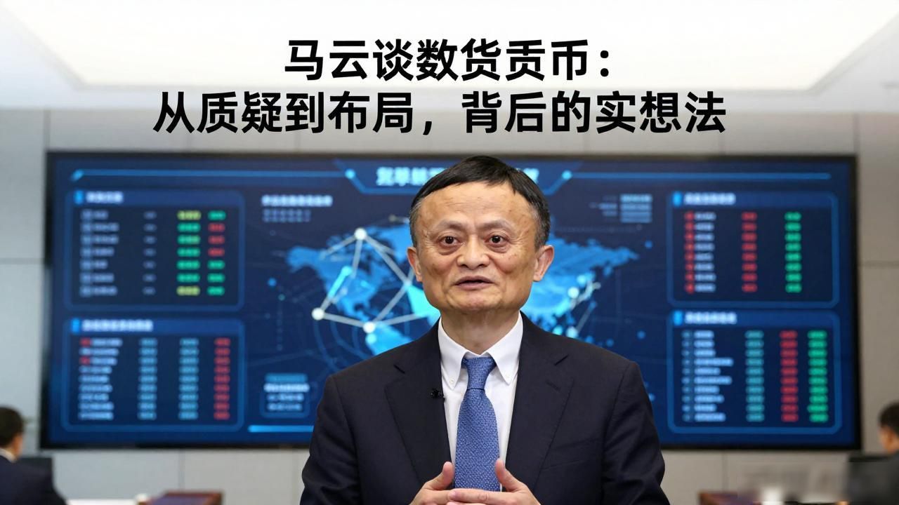 马云对数字货币的评论_马云对数字货币的立场变化及核心观点_马云谈数字人民币服务实体经济的关键