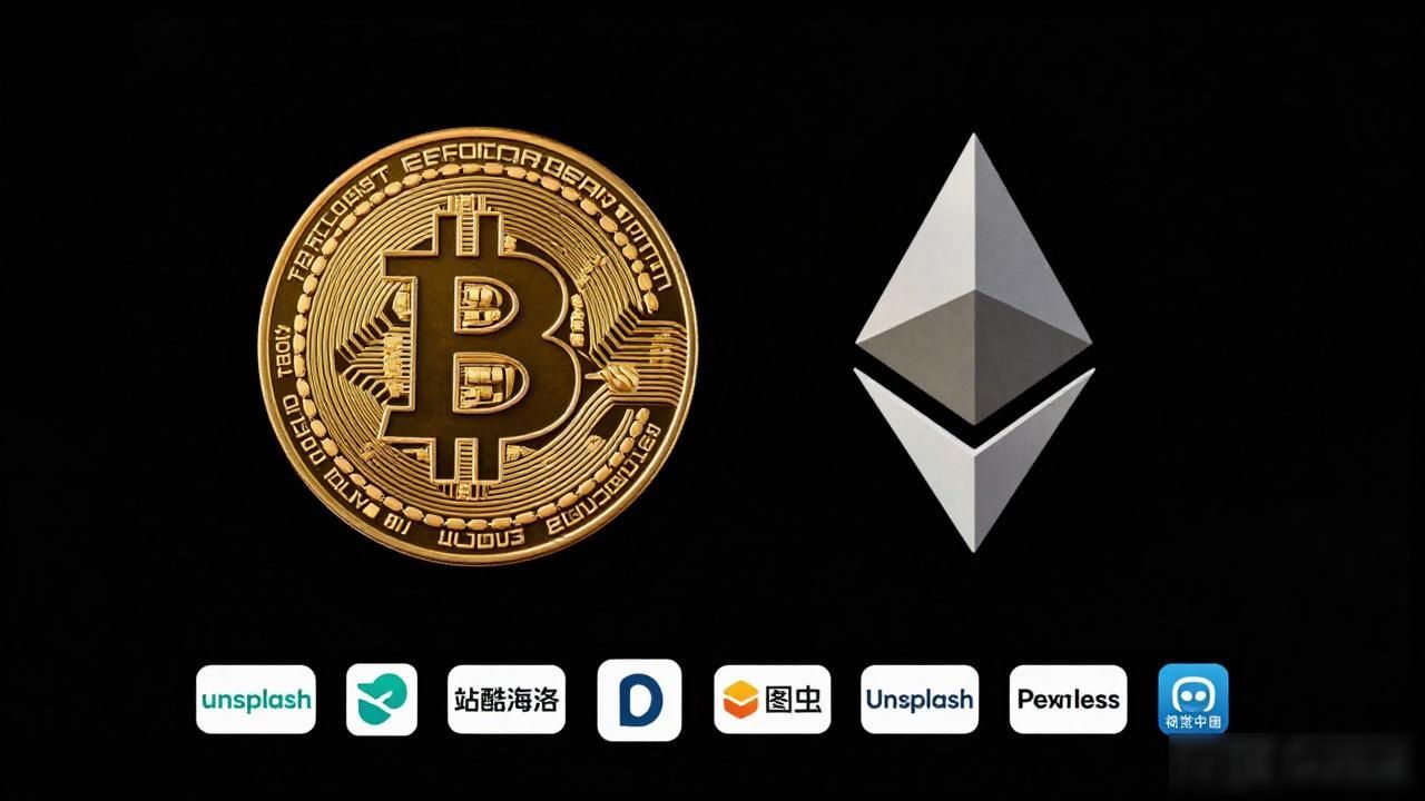 黑色数字货币高清图怎么找？比特币以太坊素材来源汇总