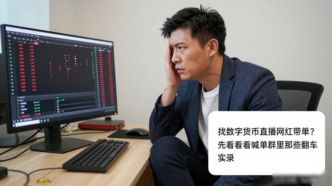 找数字货币直播网红带单？先看看喊单群里那些翻车实录